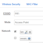 radio0 wlan settings