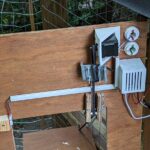 Inside the chicken coop